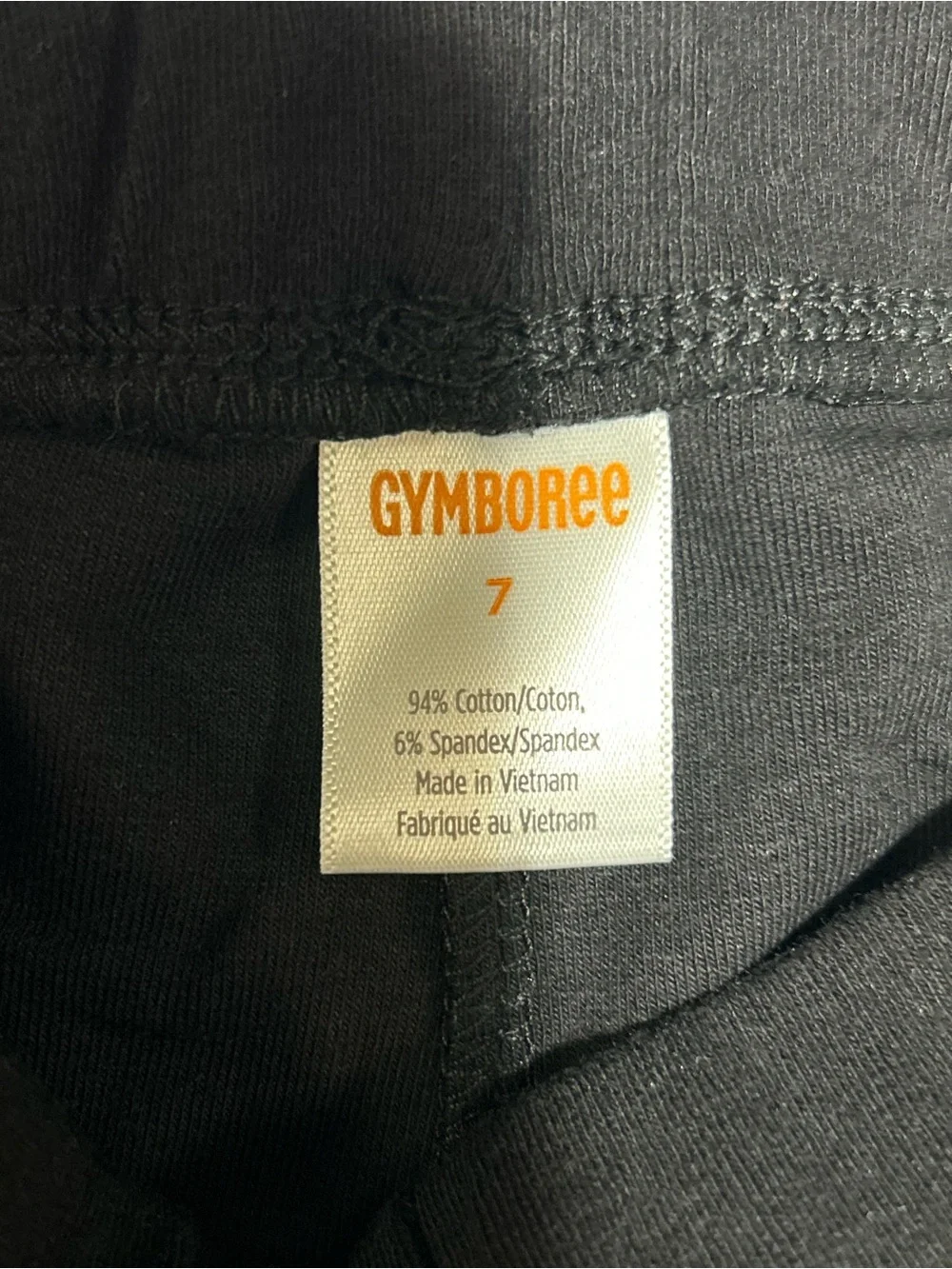 Gymboree Girls' Size 7 Black Knit Leggings Uniform Collection NWOT School Play